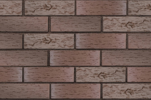 Кирпич клинкерный ЛСР Брюгге темно-терракотовый флэш береста 250*85*65 мм