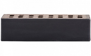 Кирпич клинкерный ЛСР Рейкьявик черный ангоб матовый гладкий 250*85*65 мм