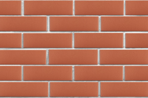 Кирпич облицовочный ЛСР красный гладкий, утолщенные стенки, F-100, 250*120*65 мм