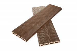 Террасная доска 150 мм 3D Винтаж орех,3 м.