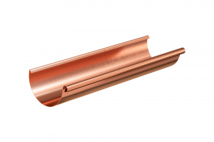 Водосточная система Aquasystem МЕДЬ ЖЕЛОБ 4М 125/90 BC