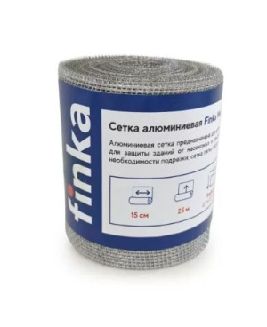 Сетка алюминиевая от грызунов Finka 1,15x25m