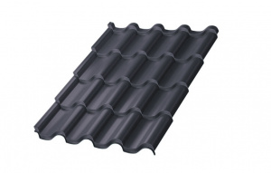 Металлочерепица МП Монтерроса-S NormanMP (ПЭ-01-7016-0.5)