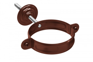 Водосточная система Aquasystem PE Хомут с комплектом крепления, 90/125 RAL8017
