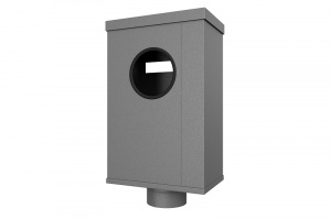 Водосточная система Aquasystem PU Воронка водосборная на парапет, d-90 мм RAL7024