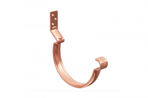 Водосточная система Aquasystem МЕДЬ КРЮК КРЕПЛЕНИЯ ЖЕЛОБА КОРОТКИЙ С КОМПЛЕКТОМ КРЕПЛЕНИЯ 125/90 BC