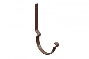 Водосточная система Aquasystem PU Крюк длинный усиленный модернизированный с комплектом крепления, 90/125 RAL8017