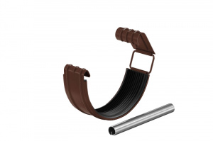 Водосточная система Aquasystem PU Соединитель желоба в комплекте, 90/125 RAL8017