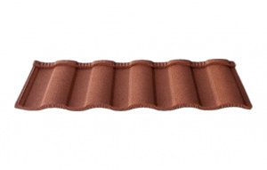 Композитная черепица TimsTile Роман 1340*420 мм Красно-бежевый (4)