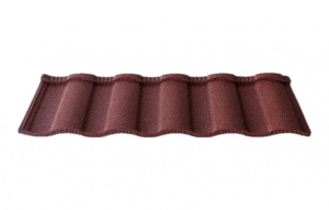 Композитная черепица TimsTile Роман 1340*420 мм Винный (2)