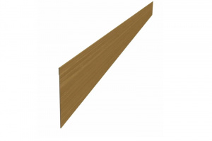 Ламель забора жалюзи Palermo стартовая/финишная для калиток и ворот 0,45 Print Elite Honey Wood