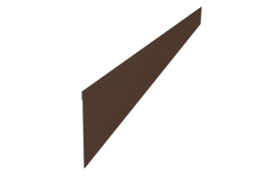 Ламель забора жалюзи Palermo стартовая/финишная для калиток и ворот 0,5 PurPro Matt 