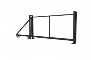 Ворота откатные Жалюзи Texas 2,0х4,5 без заполнения (ламель 125 мм)