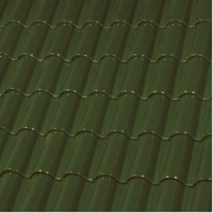 Керамическая черепица Монах и Монашка ГЛАЗУРЬ ЕТ40*1 BOTTLE GREEN