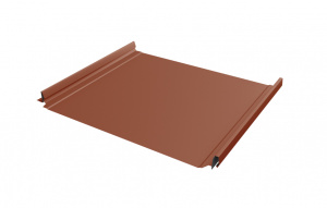 Кликфальц Pro Grand Line 0,45 Drap TX с пленкой на замках RAL 8004 терракота