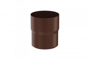 Водосточная система Aquasystem PU MATT Соединитель трубы RAL8017 Matt